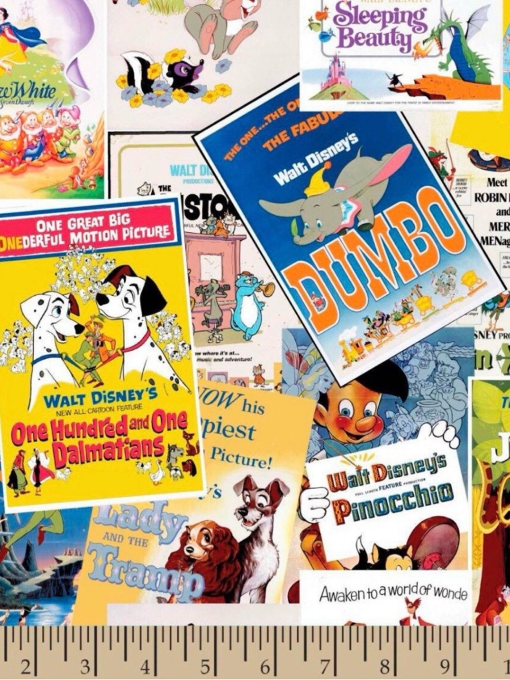 Disney ~ Love Stories ~ 100% Cotton~ 1 Yard